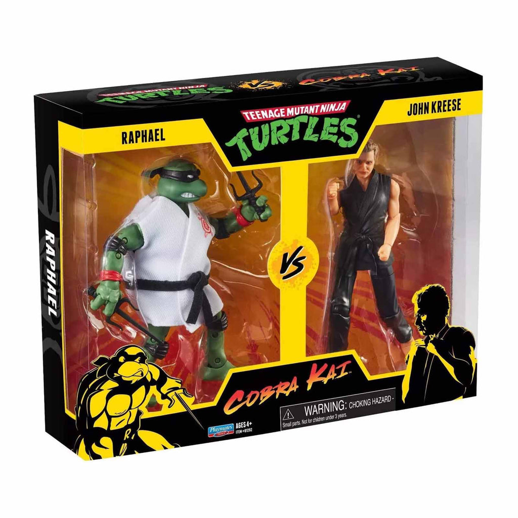 Playmates Turtles Cobra Kai Raphael Vs John Kreese Set - Radar Toys