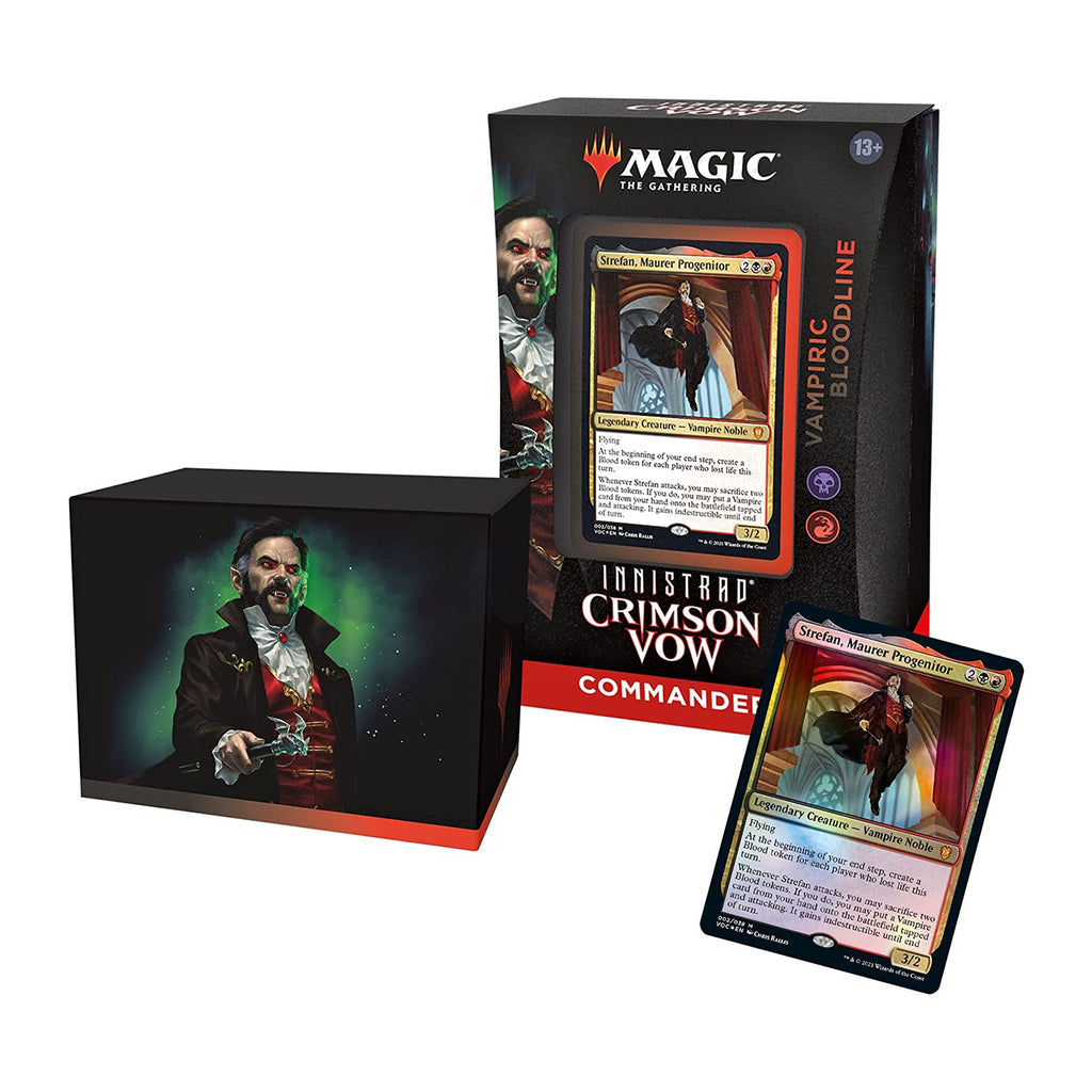 Magic The Gathering Innistrad Crimson Vow Vampiric Bloodline Commander Deck - Radar Toys