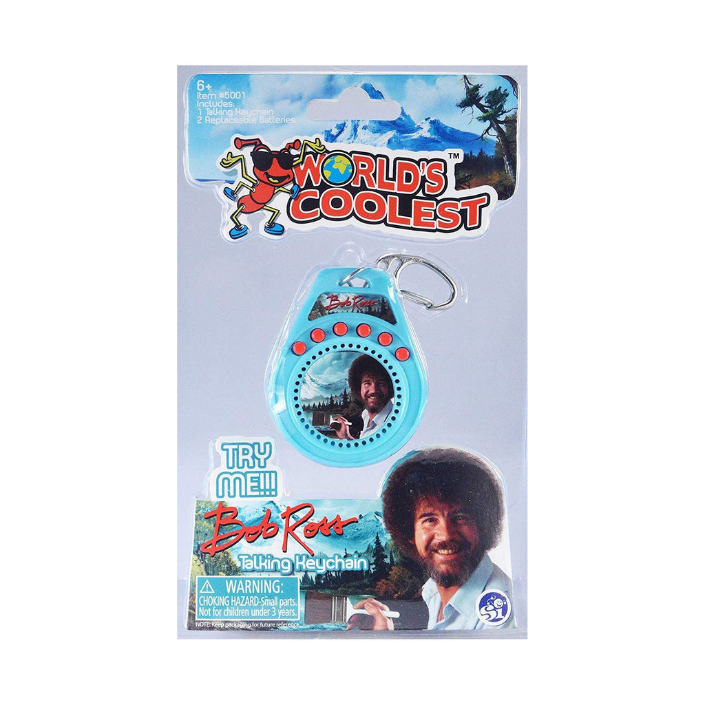 World's Coolest Bob Ross Talking Keychain - Radar Toys