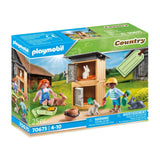 Playmobil Country Rabbit Pen Building Set - Radar Toys