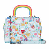 Loungefly Care Bears Rainbow Handle Crossbody Bag Purse - Radar Toys
