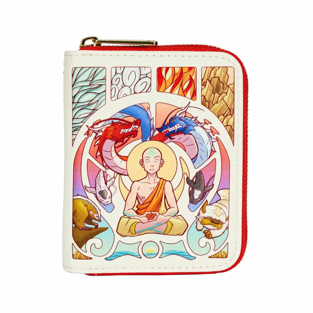 Loungefly Avatar Aang Meditation Zip Around Wallet