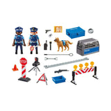 Playmobil City Action Police Roadblock Building Set 6924 - Radar Toys