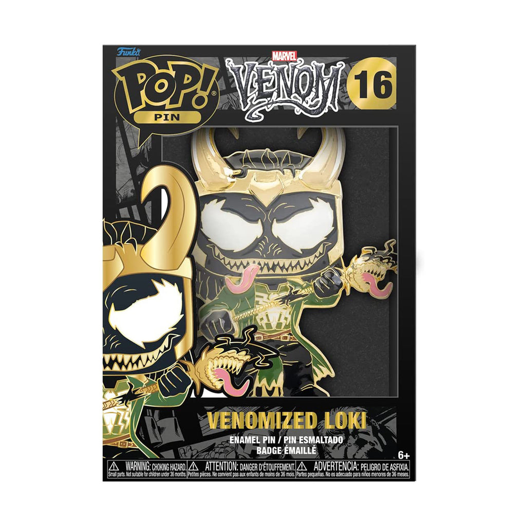 Funko Marvel Venom POP Pin Venomized Loki Figure