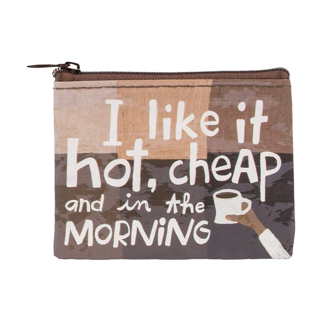 Blue Q I Like It Hot, Cheap And In The Morning Coin Purse - Radar Toys
