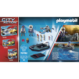 Playmobil City Action Police Jet Pack With Boat Building Set 70782 - Radar Toys