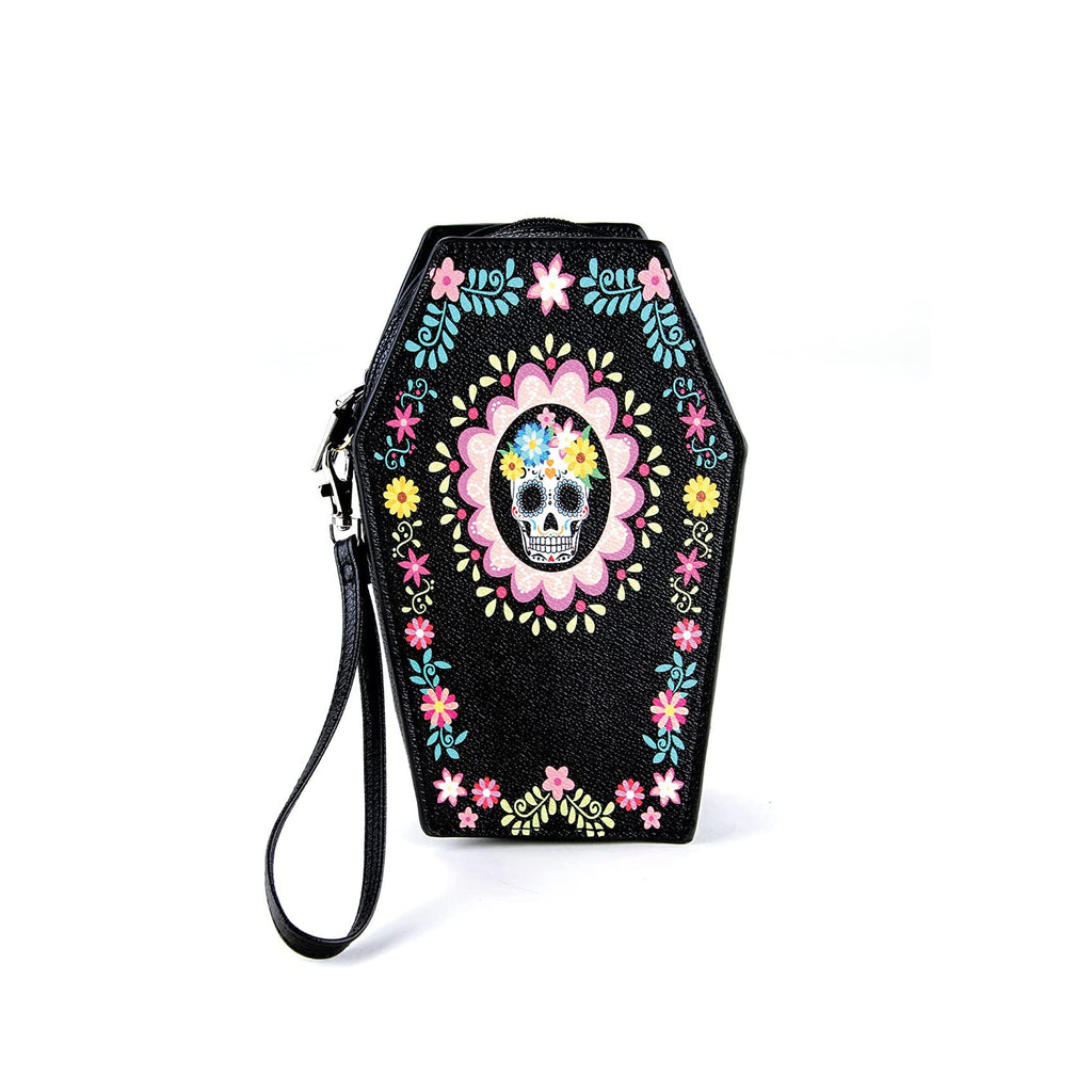 Sugar Skull Coffin Rest In Peace Wallet - Radar Toys