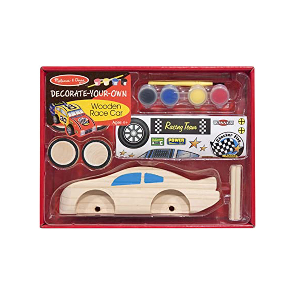 Melissa And Doug Decorate Your Own Wooden Race Car Craft Set
