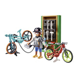 Playmobil City Life E-Bike Workshop Building Set 70674 - Radar Toys