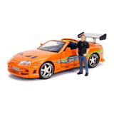 Jada Toys Fast And Furious Brian And Toyota Supra 1:24 Diecast Car - Radar Toys