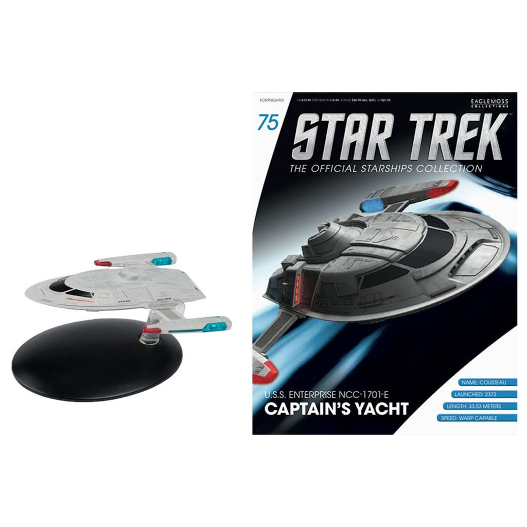 Eaglemoss Star Trek Captains Yacht Ship Replica