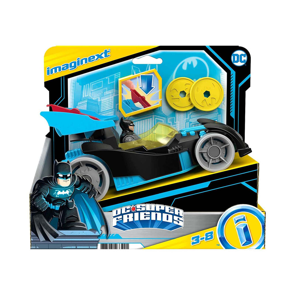 Fisher Price Imaginext DC Super Friends Bat-Tech Racing Batmobile Figure Set - Radar Toys
