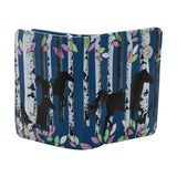 Shagwear Forest Horse Small Navy Blue Zipper Wallet - Radar Toys