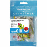 Nanoblock Pokemon Caterpie And Poke Ball Building Set - Radar Toys