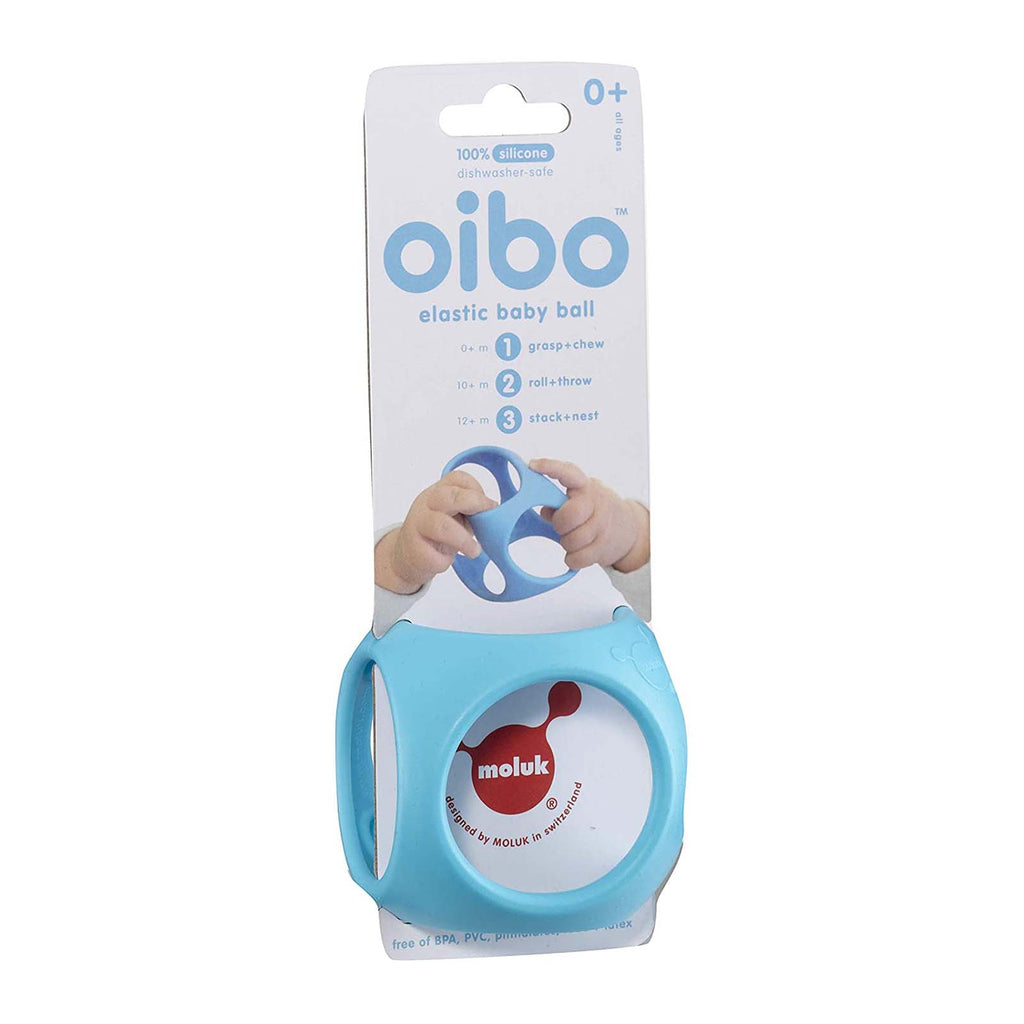 Playmonster Oibo Blue Elastic Baby Ball