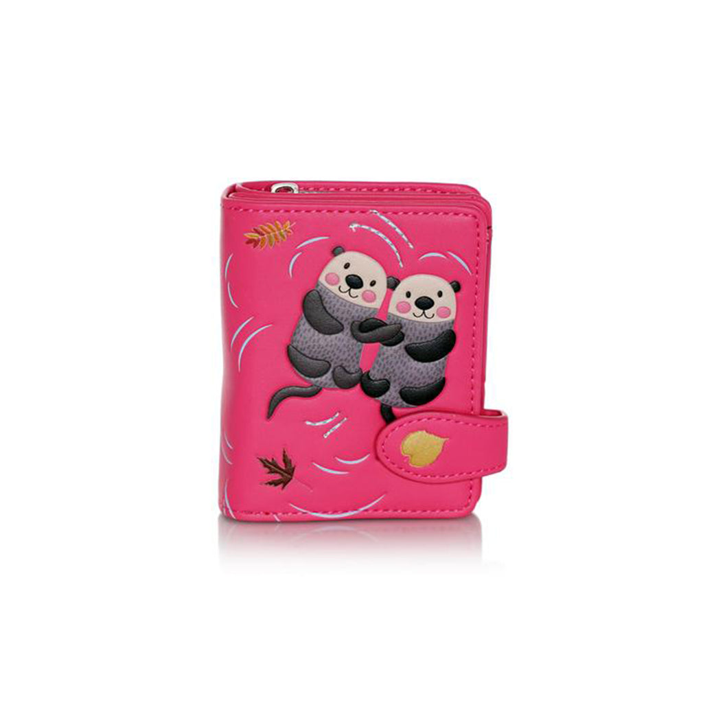 Shagwear Fuchsia Otters Small Wallet - Radar Toys