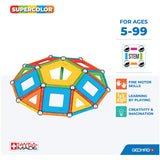 Geomag Supercolor Panels Recycled 78 Piece Building Set - Radar Toys