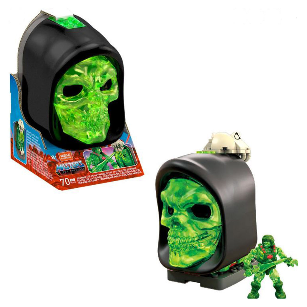 Mega Construx Masters Of The Universe Skeletor Skull Zombie He-Man Building Set - Radar Toys