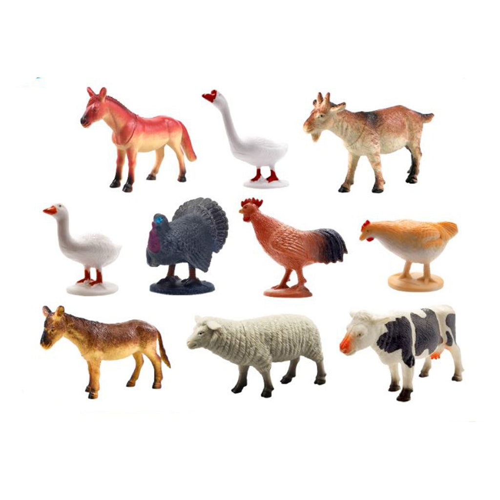 Wenno Farm Animals With Augmented Reality 10 Piece Set