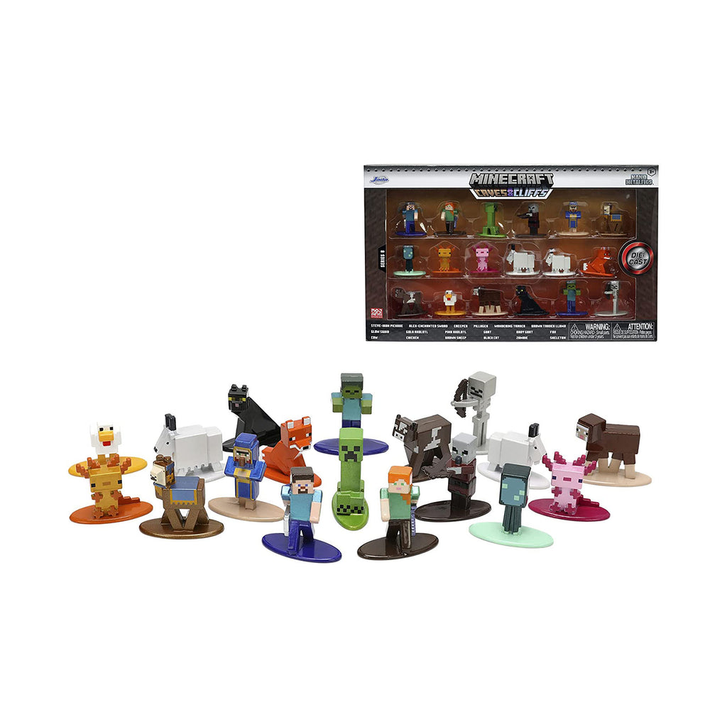 Jada Toys Nano Metalfigs Minecraft Wave 8 Set Of 20 Diecast Mini Figures