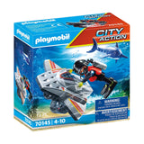 Playmobil City Action Diving Scooter Building Set 70145 - Radar Toys