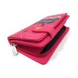 Shagwear Otters Fuchsia Large Zipper Wallet - Radar Toys