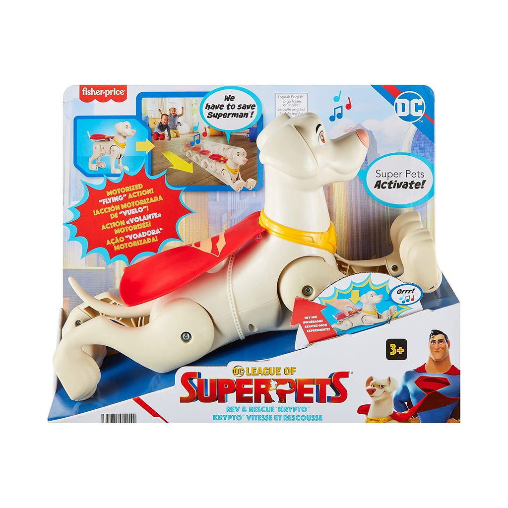Fisher Price DC League Of Superpets Rev And Rescue Krypto