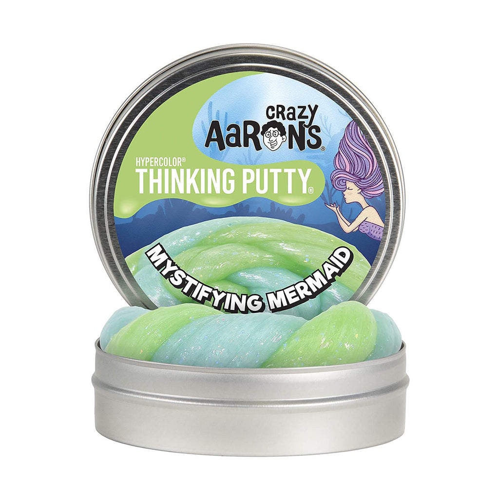Crazy Aaron's Hypercolor Thinking Mystifying Mermaid Putty Tin - Radar Toys