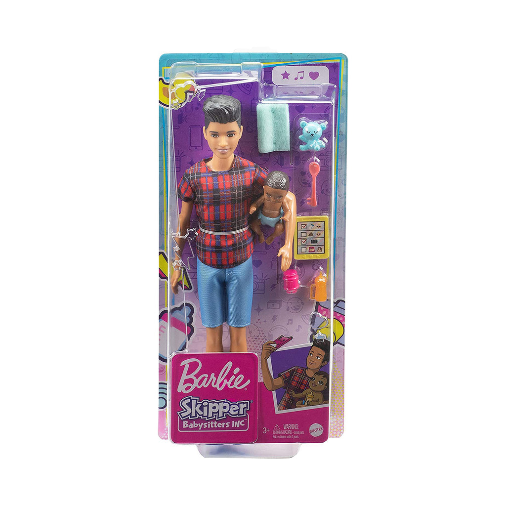 Barbie Skipper Babysitters Inc Brunette Boy Doll