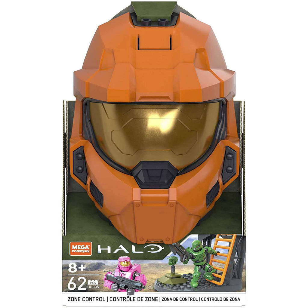 Mega Construx Halo Spartan Helmet Zone Control Building Set - Radar Toys