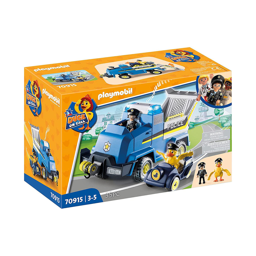 Playmobil Duck On Call Police Emergency Vehicle Building Set 70915