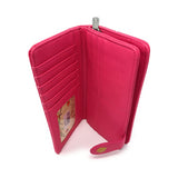 Shagwear Otters Fuchsia Large Zipper Wallet - Radar Toys