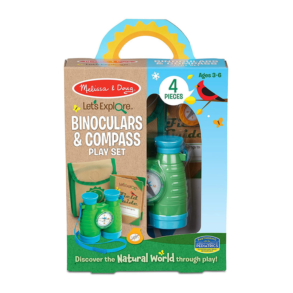 Melissa And Doug Let's Explore Binoculars And Compass Play Set - Radar Toys