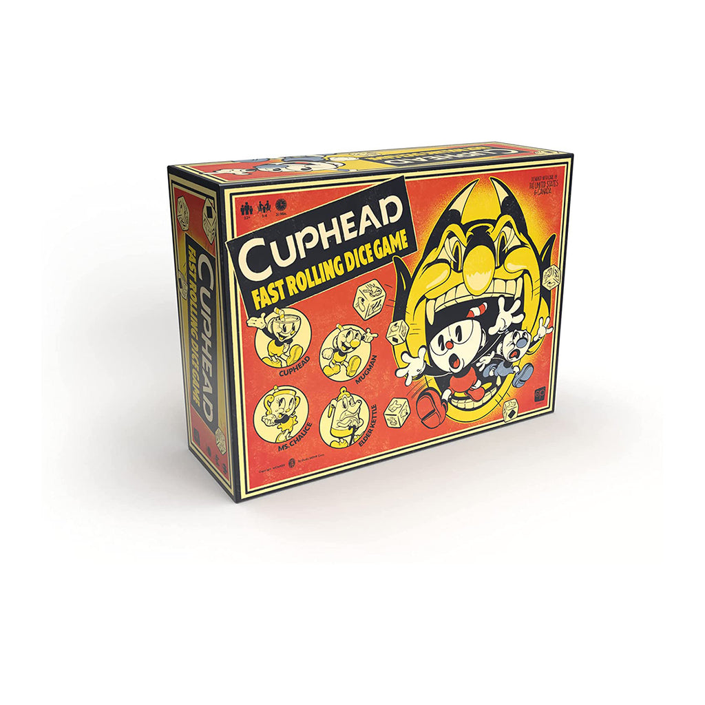 USAopoly Cuphead Fast Rolling Dice Game Board Game