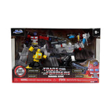 Jada Toys Transformers Metalfigs Optimus Prime Diecast Diorama Scene - Radar Toys