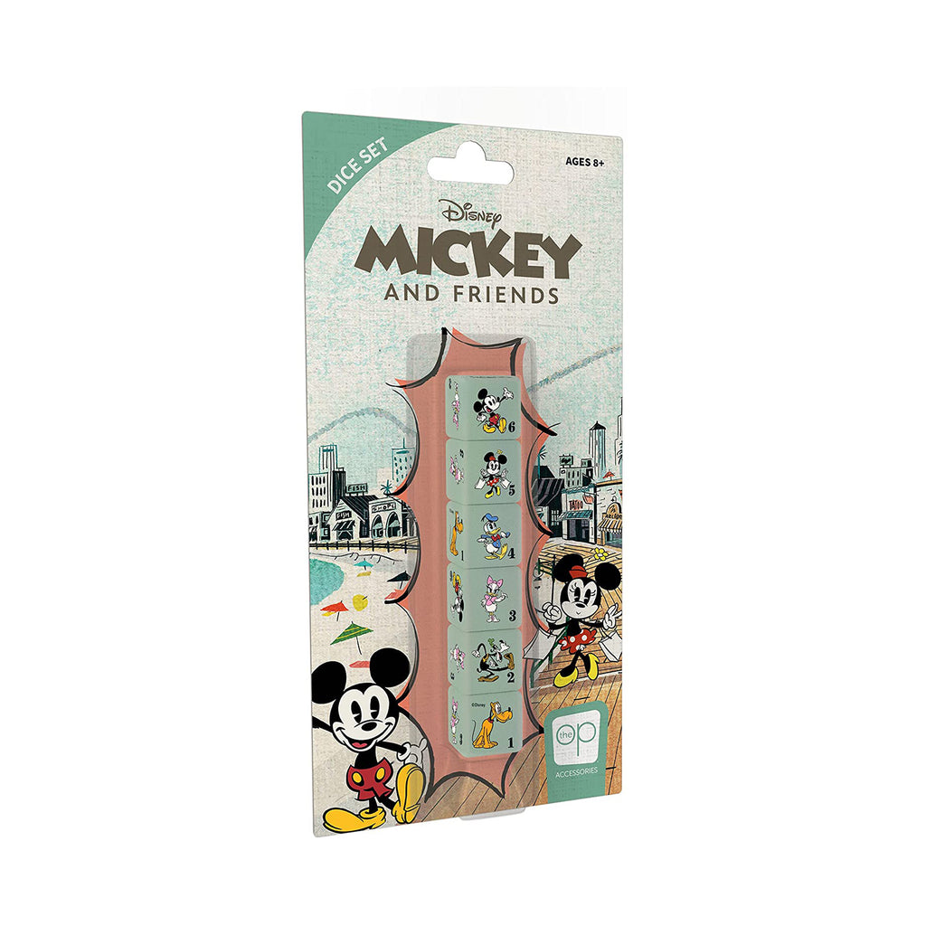 USAopoly Disney Mickey And Friends 6 Piece Dice Set