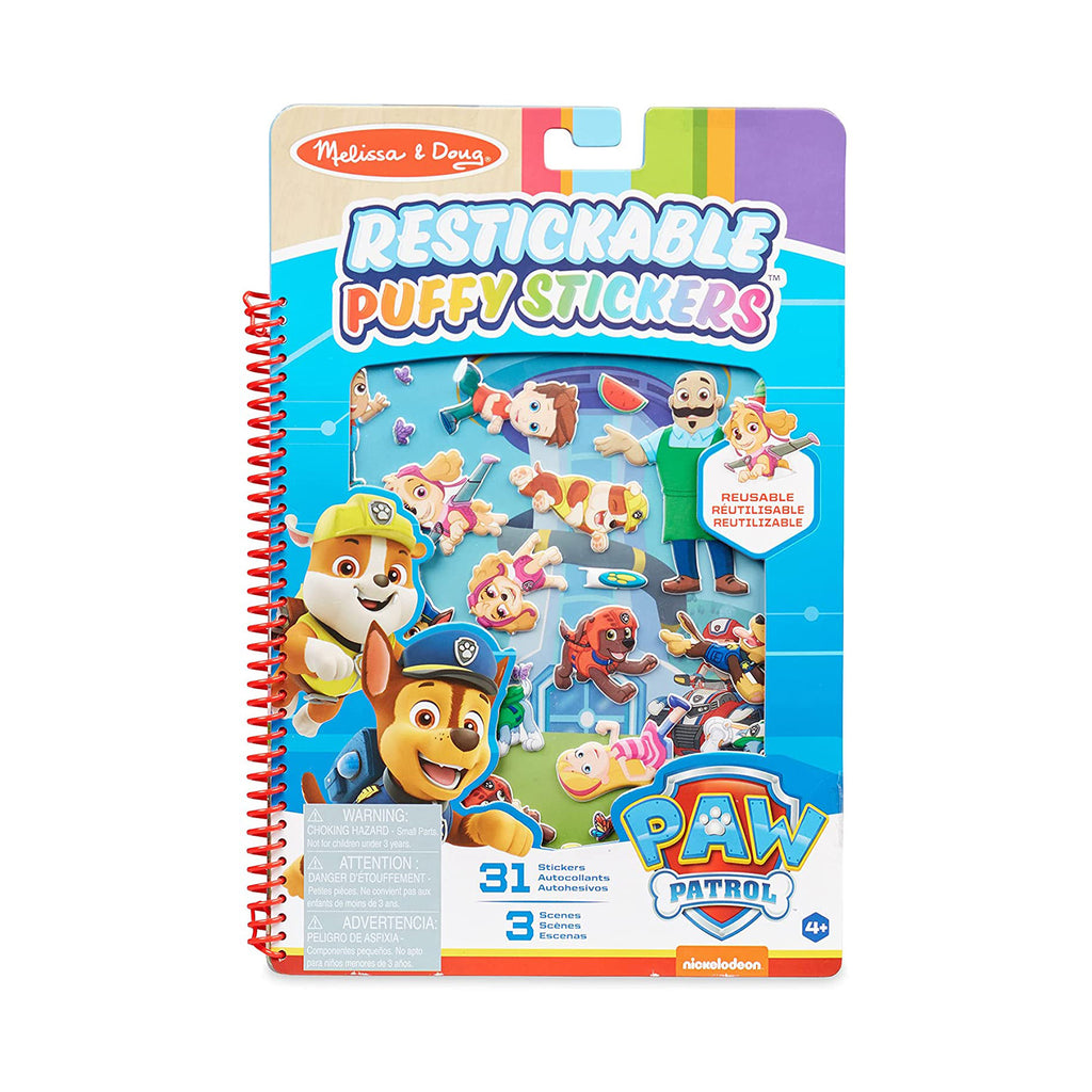 Melissa And Doug Paw Patrol Adventure Bay 31 Reusable Restickable Stickers With Scenes Set