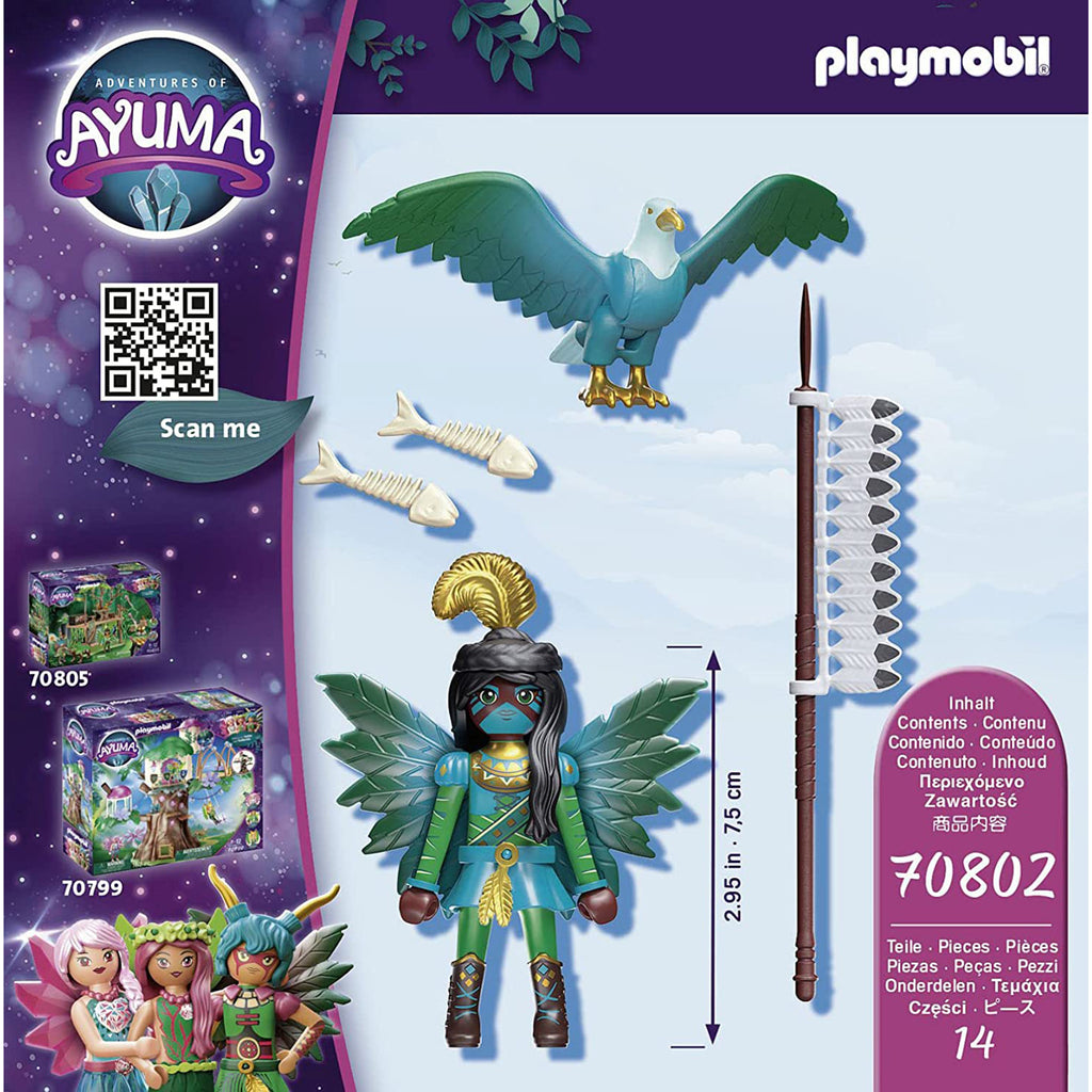 Playmobil Adventures Of Ayuma Knight Fairy With Soul Animal Building Set - Radar Toys
