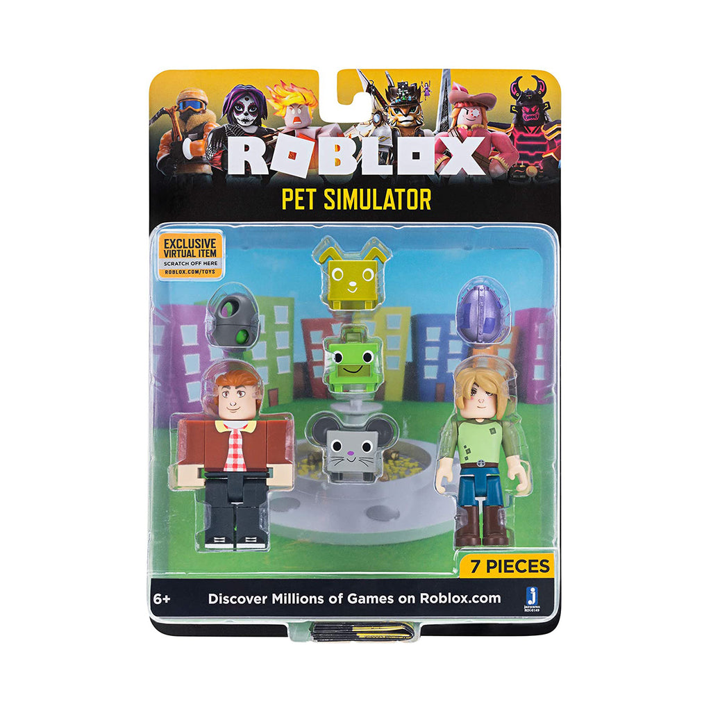 Roblox Pet Simulator Figure Set With Virtual Item