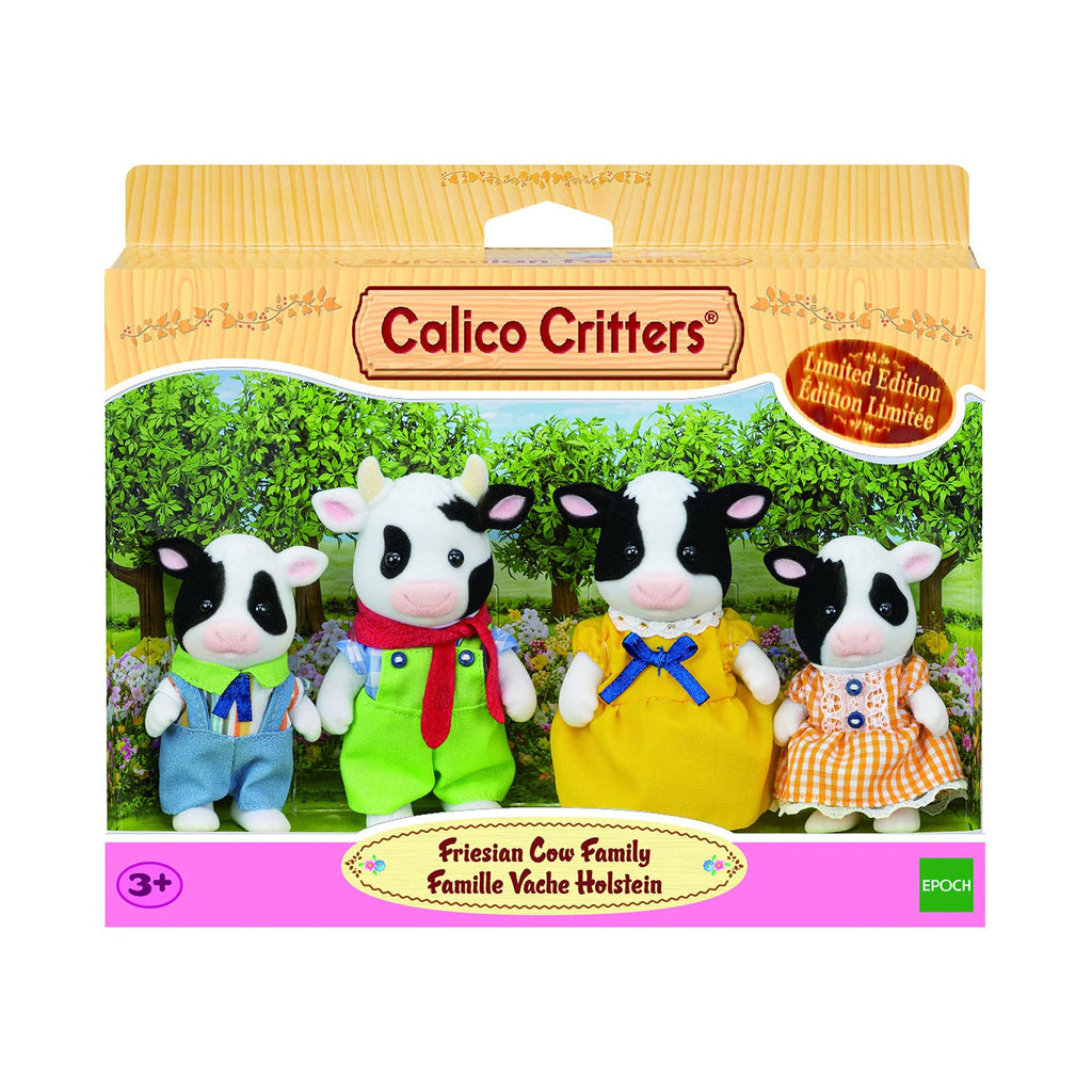 Calico Critters Friesian Cow Family Figure Set - Radar Toys