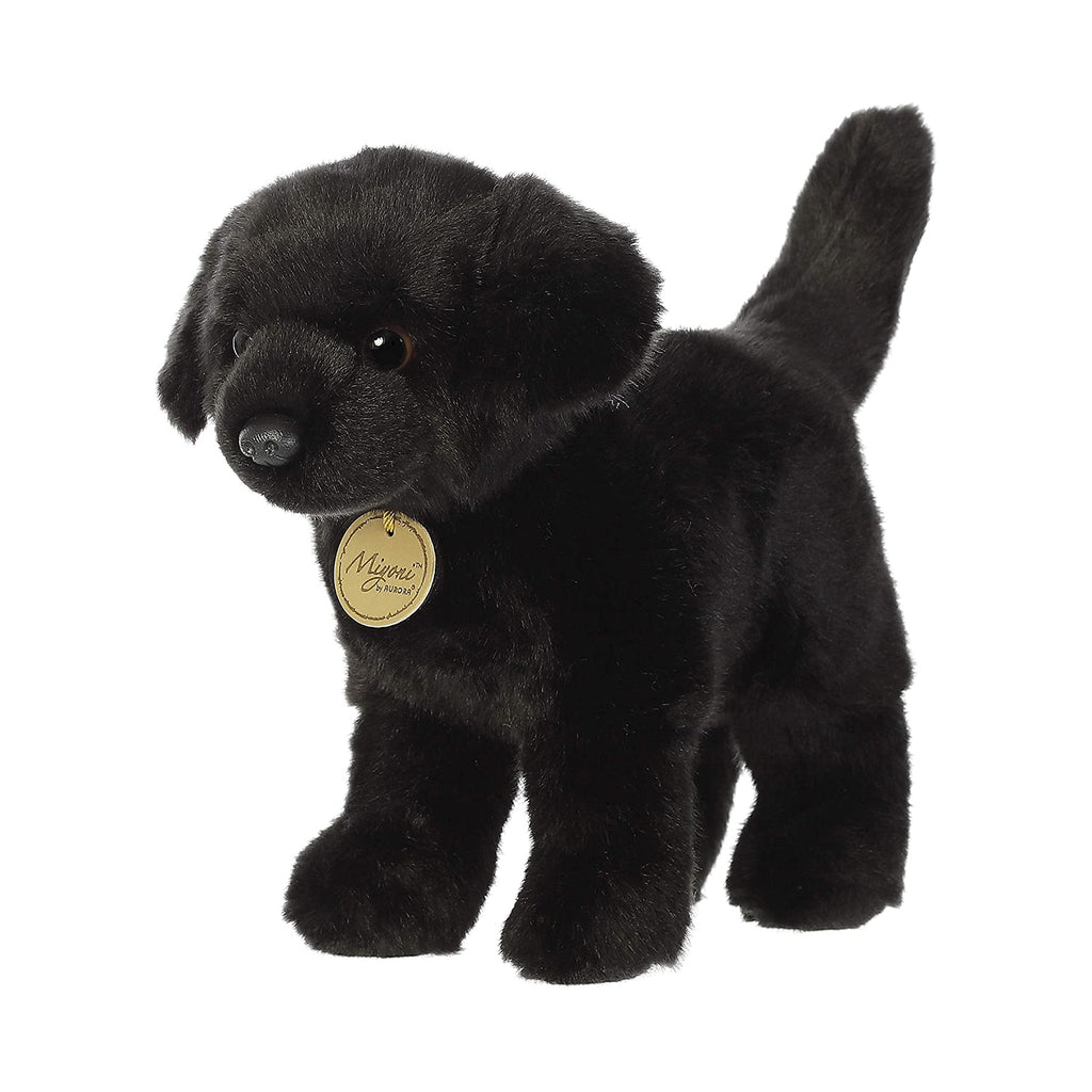 Aurora Miyoni Black Labrador 10 Inch Plush