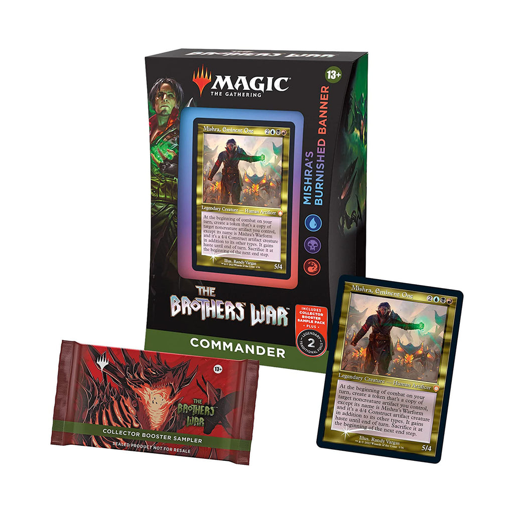 Magic The Gathering Brothers War Mishra's Burnished Banner Commander Deck - Radar Toys