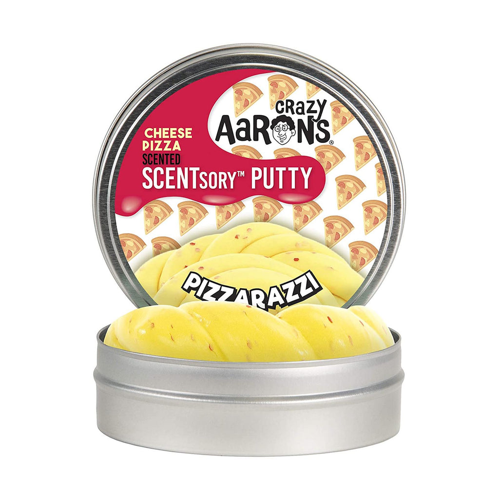 Crazy Aaron's Scentsory Putty Scented 2.75 Inch Pizzarazzi Thinking Putty - Radar Toys