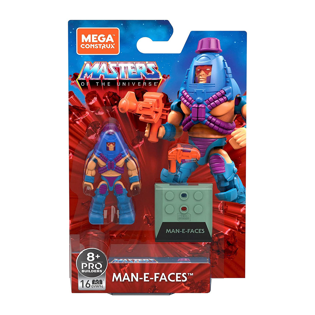 Mega Construx Masters Of The Universe Man-E-Faces Building Set - Radar Toys