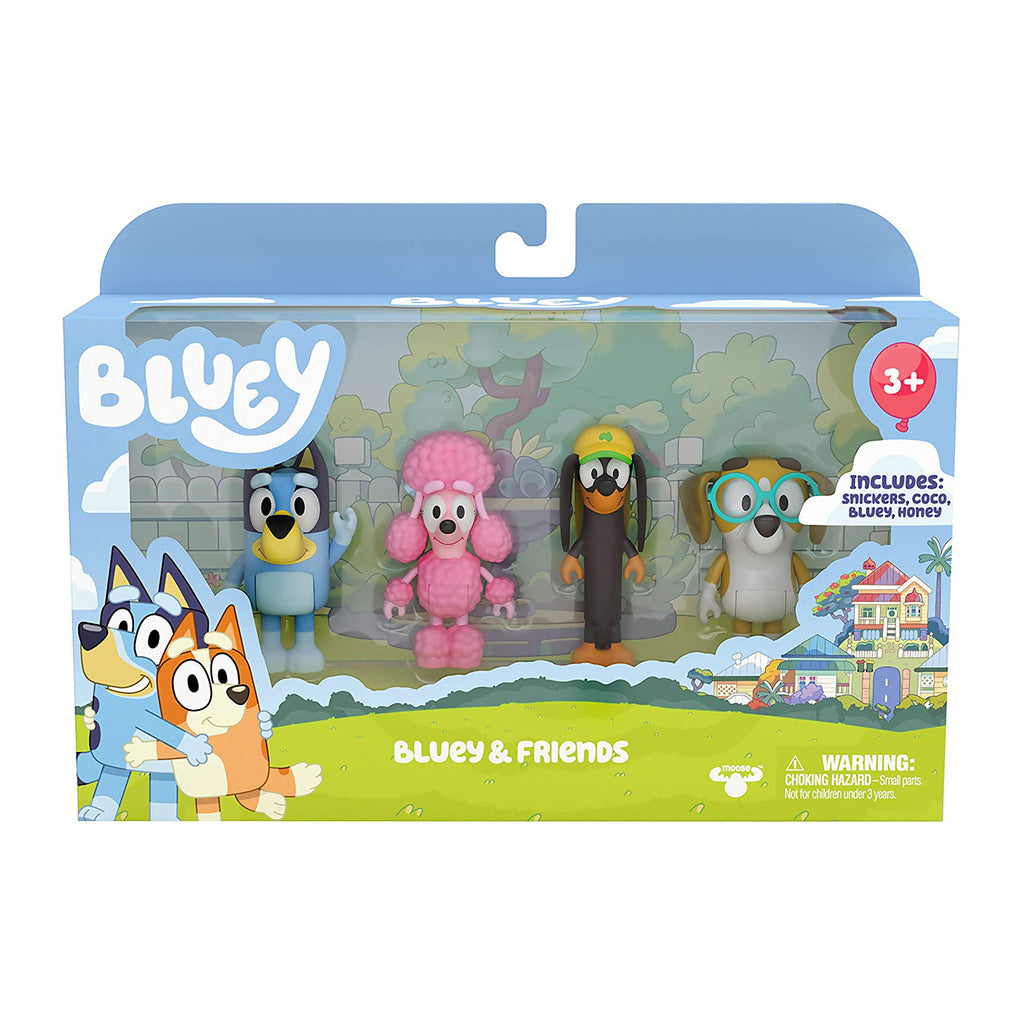 Bluey S5 Story Stater Bluey And Friends 4 Pack Figure - Radar Toys