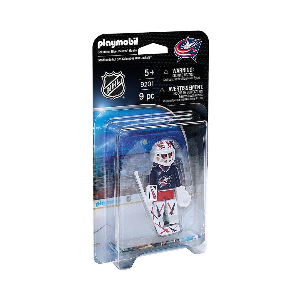 Playmobil NHL Columbus Blue Jackets Goalie Player Set 9201 - Radar Toys