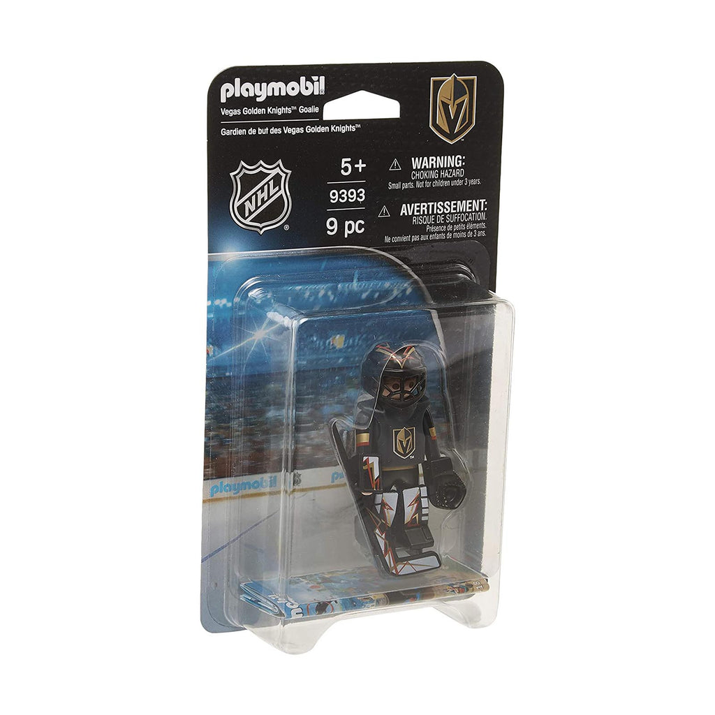Playmobil NHL Vegas Golden Knights Goalie Player Set 9393 - Radar Toys
