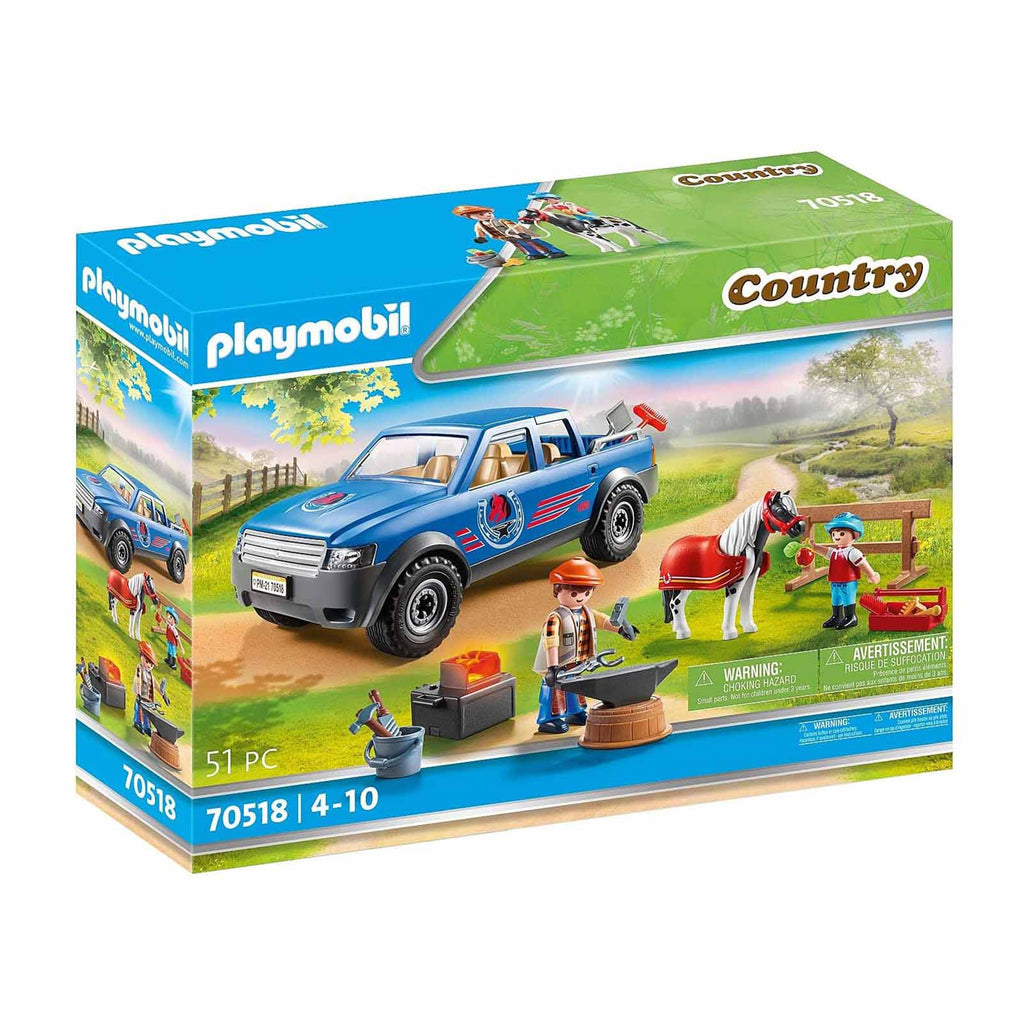 Playmobil Country Mobile Farrier Building Set 70518