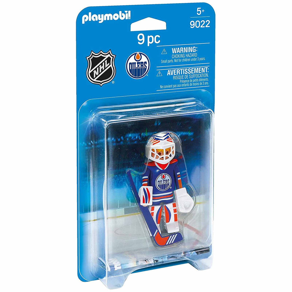 Playmobil NHL Edmonton Oilers Goalie Player Figure - Radar Toys