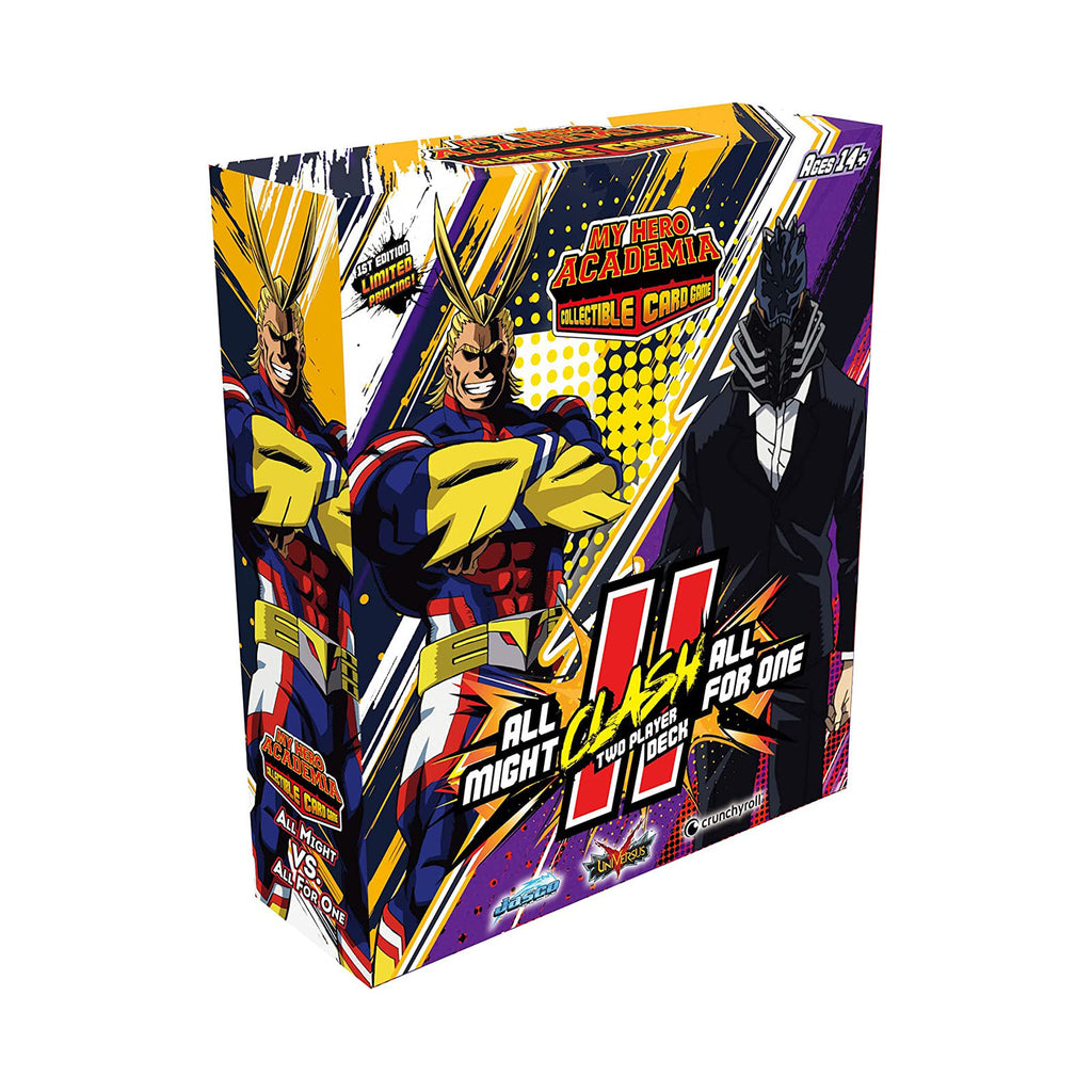 My Hero Academia CCG All Might Vs All For One 2 Player Clash Deck